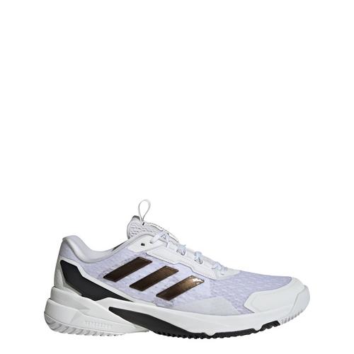 Rückansicht von adidas Crazyflight 6 Hallenschuh Hallenschuhe Herren Cloud White / Core Black / Cloud White