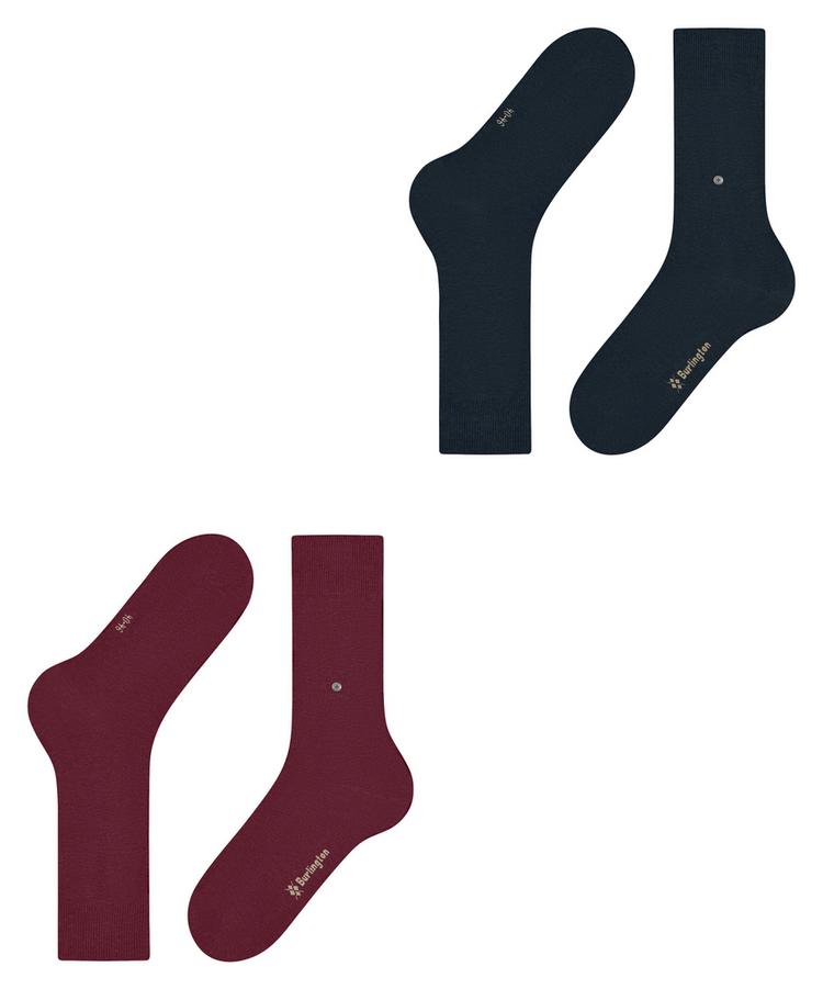 Burlington Burlington Everyday 2-Pack Socken Herren - wine (8010) - 2 | SportScheck