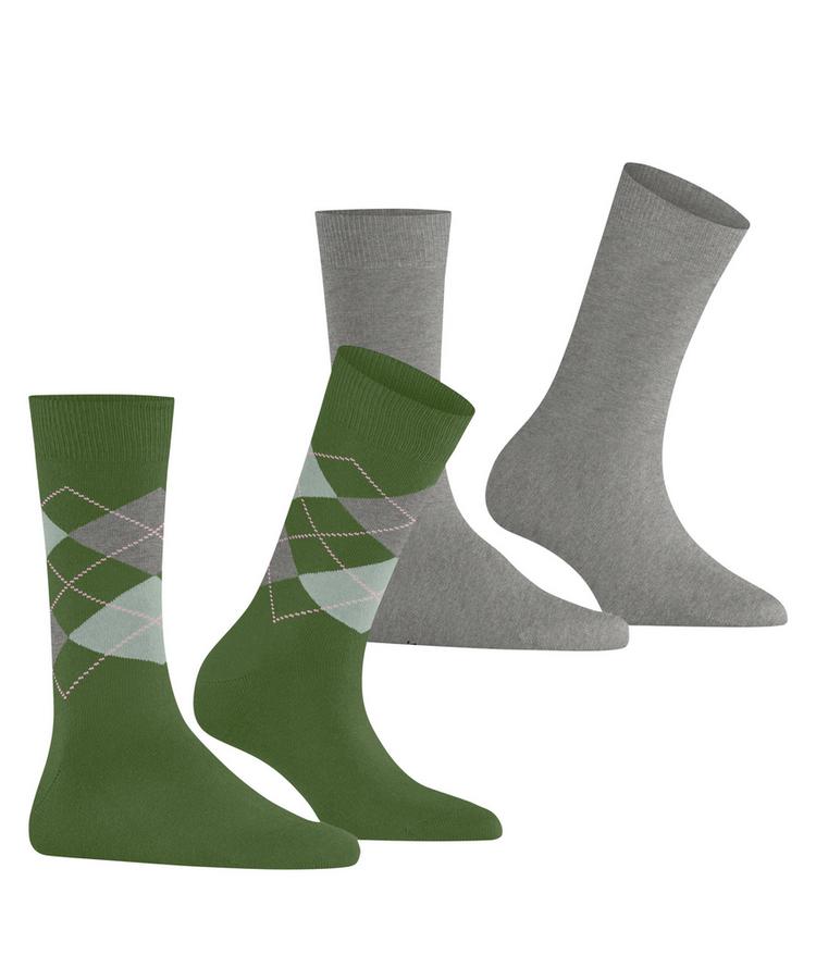 Burlington Burlington Everyday Mix SO 2-Pack Socken Damen - fir green (7656) - 0 | SportScheck