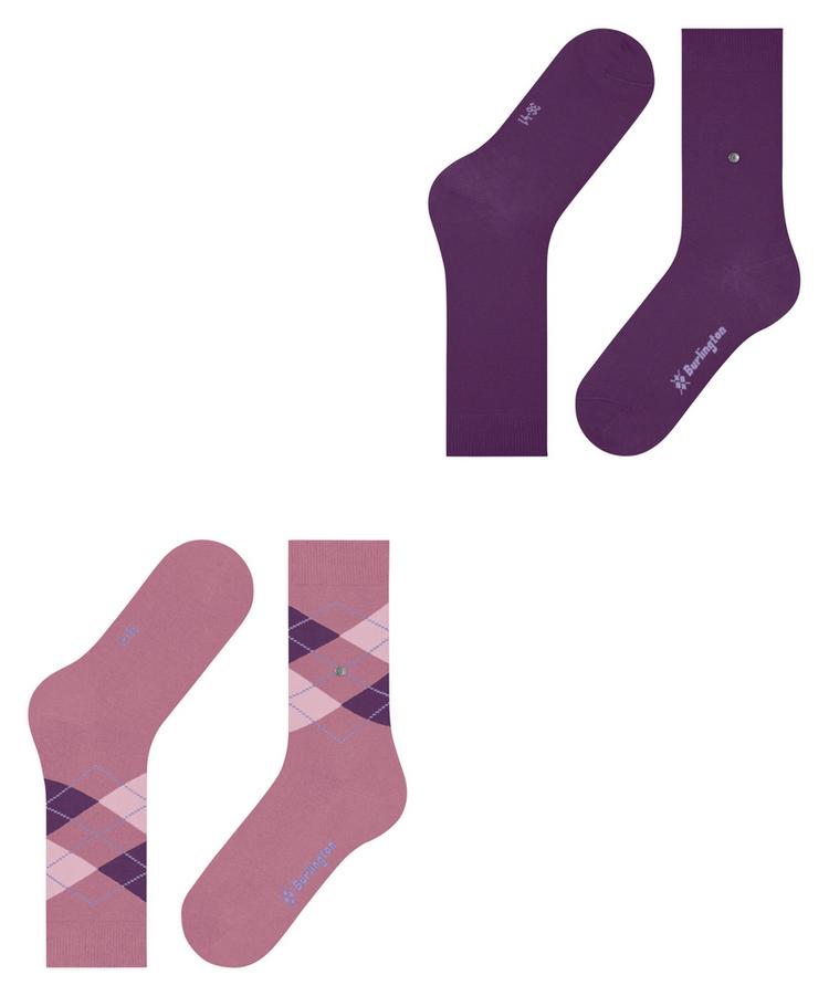 Burlington Burlington Everyday Mix SO 2-Pack Socken Damen - english rose (8731) - 2 | SportScheck