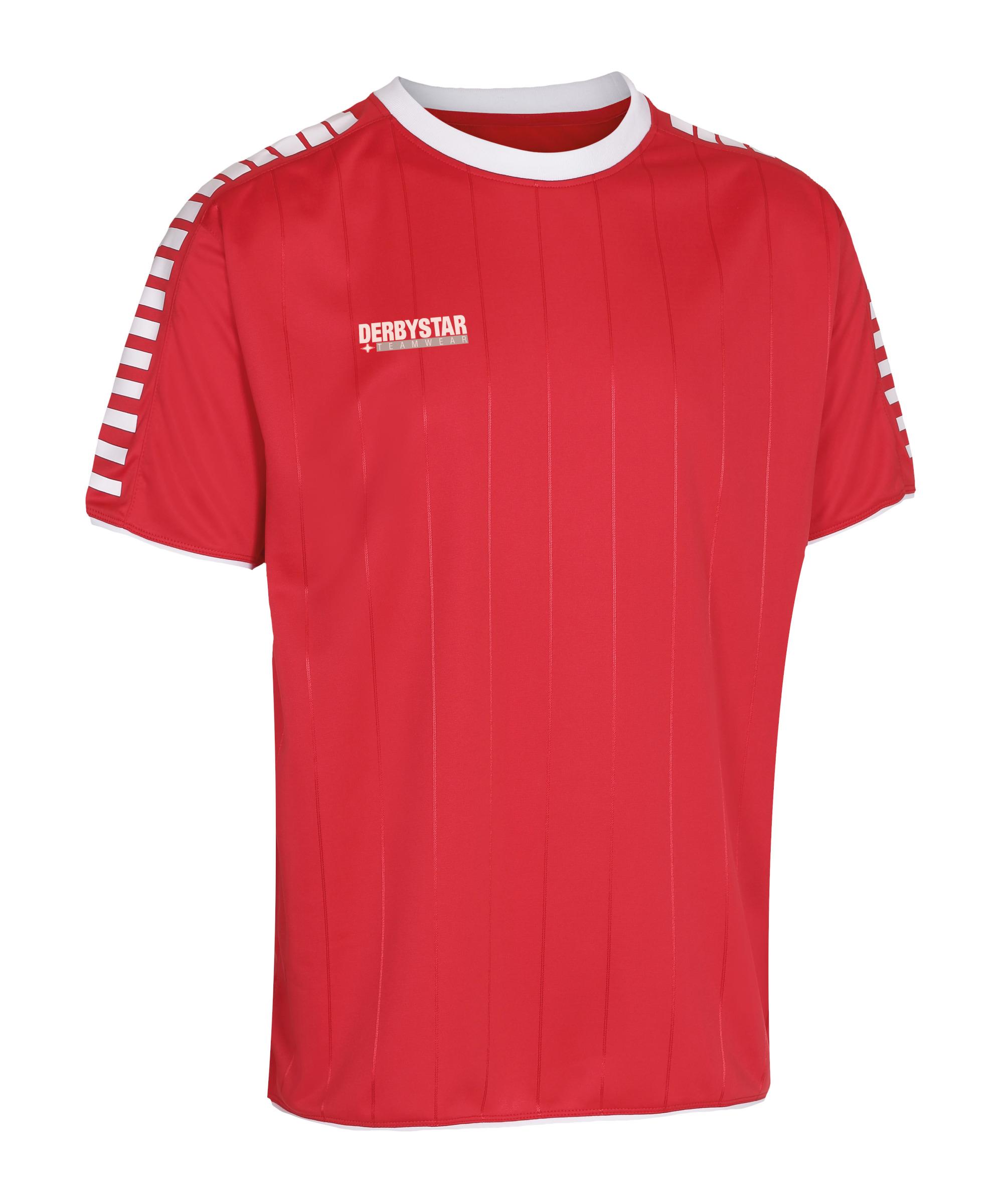 Derbystar Hyper Trikot kurzarm Hell Trikot - rotweiss