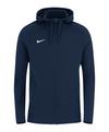 Nike Team Training Kapuzenjacke Trainingsjacke Herren - blau