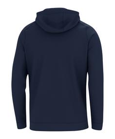 Rückansicht von Nike Team Training Kapuzenjacke Trainingsjacke Herren blau