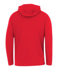 Rückansicht von Nike Team Training Kapuzenjacke Trainingsjacke Herren rot