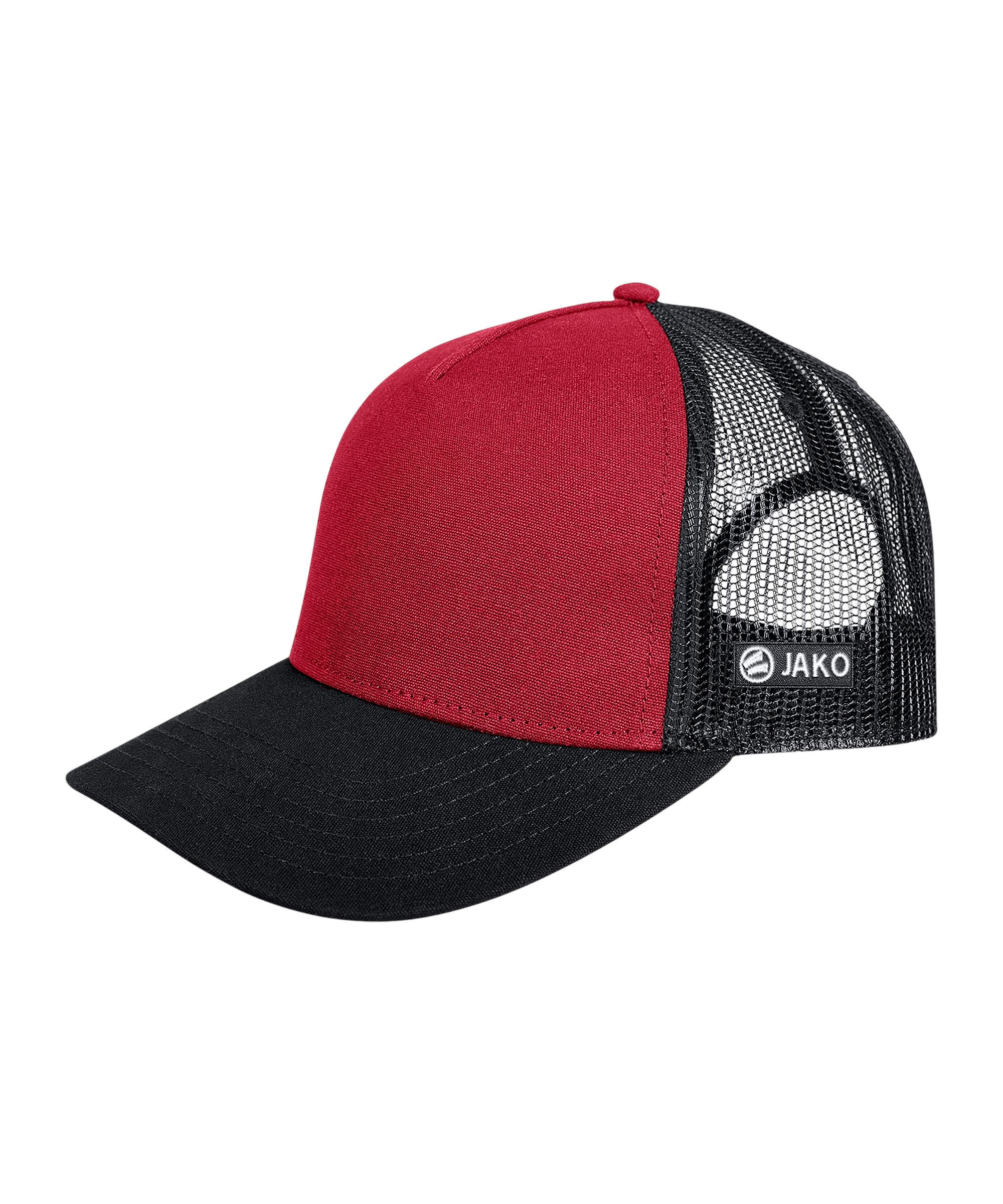 JAKO Club Cap Laufm&uuml;tze - rotschwarz