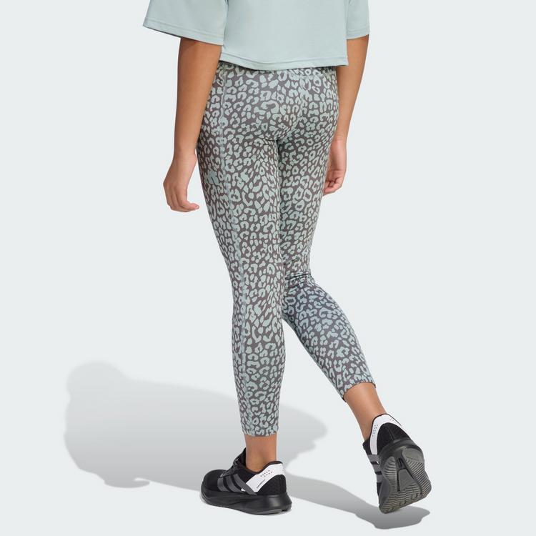 adidas adidas FUTURE ICONS 7/8 LEGGINGS SOFT TOUCH Stoffhose Kinder - Wonder Sage / Charcoal / Tactile Green - 1 | SportScheck