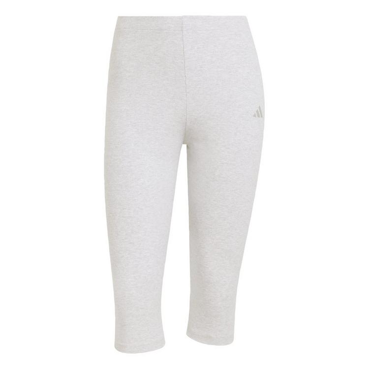 adidas adidas Seasonal Essentials Rib Capri Leggings Funktionsshorts Damen - Light Grey Heather - 0 | SportScheck