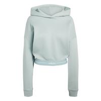 adidas Hyperglam Cropped Hoodie Hoodie Damen - Wonder Sage