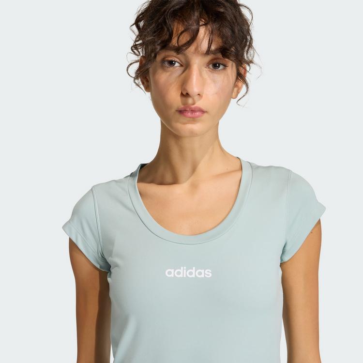 adidas adidas Hyperglam Baby T-Shirt Funktionsshirt Damen - Wonder Sage - 0 | SportScheck