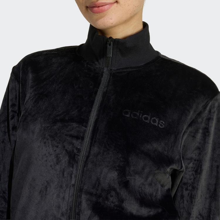 adidas adidas Glam Velvet Trainingsanzug Trainingsanzug Damen - Black - 0 | SportScheck