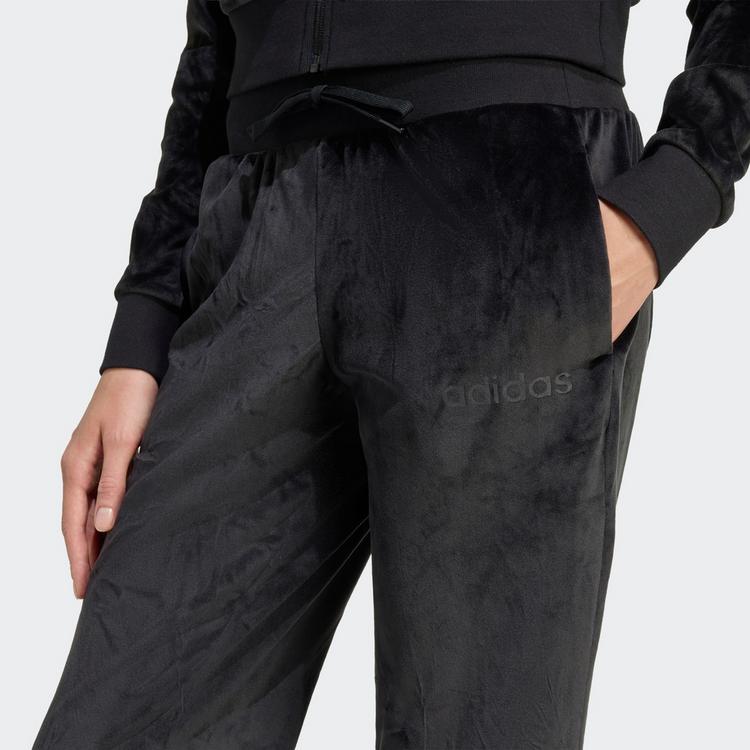 adidas adidas Glam Velvet Trainingsanzug Trainingsanzug Damen - Black - 1 | SportScheck