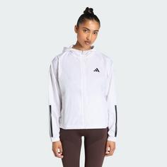 Rückansicht von adidas Hyperglam 3-Streifen Windbreaker Windbreaker Damen White
