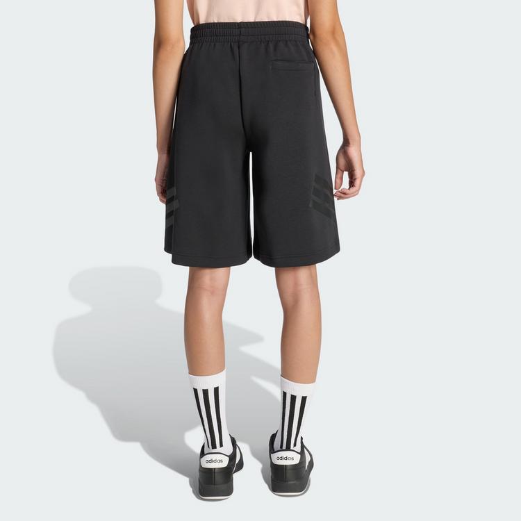 adidas adidas LANGE FUTURE ICONS-3-STREIFEN-SHORTS Funktionsshorts Kinder - Black / Black - 1 | SportScheck