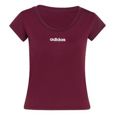 adidas Hyperglam Baby T-Shirt Funktionsshirt Damen Maroon