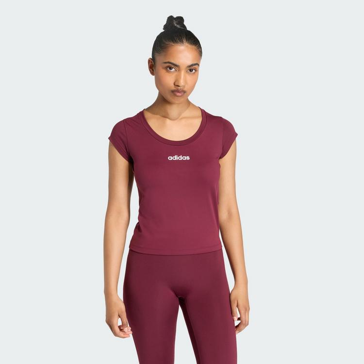 adidas adidas Hyperglam Baby T-Shirt Funktionsshirt Damen - Maroon - 0 | SportScheck