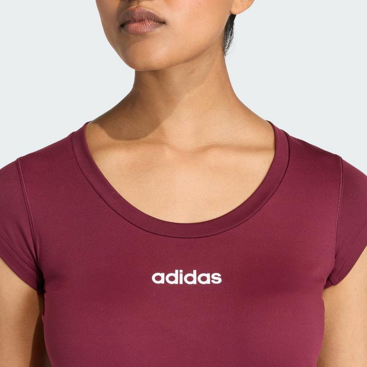 adidas adidas Hyperglam Baby T-Shirt Funktionsshirt Damen - Maroon - 0 | SportScheck