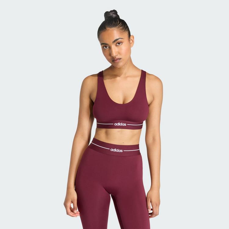 adidas adidas Hyperglam BH, leicht st&uuml;tzend BH Damen - Maroon - 0 | SportScheck