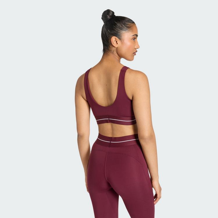 adidas adidas Hyperglam BH, leicht st&uuml;tzend BH Damen - Maroon - 1 | SportScheck
