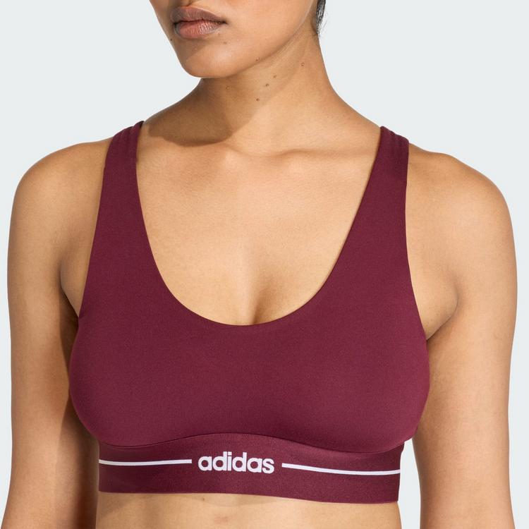adidas adidas Hyperglam BH, leicht st&uuml;tzend BH Damen - Maroon - 1 | SportScheck