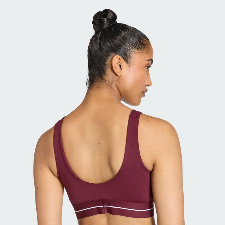 adidas adidas Hyperglam BH, leicht st&uuml;tzend BH Damen - Maroon - 2 | SportScheck