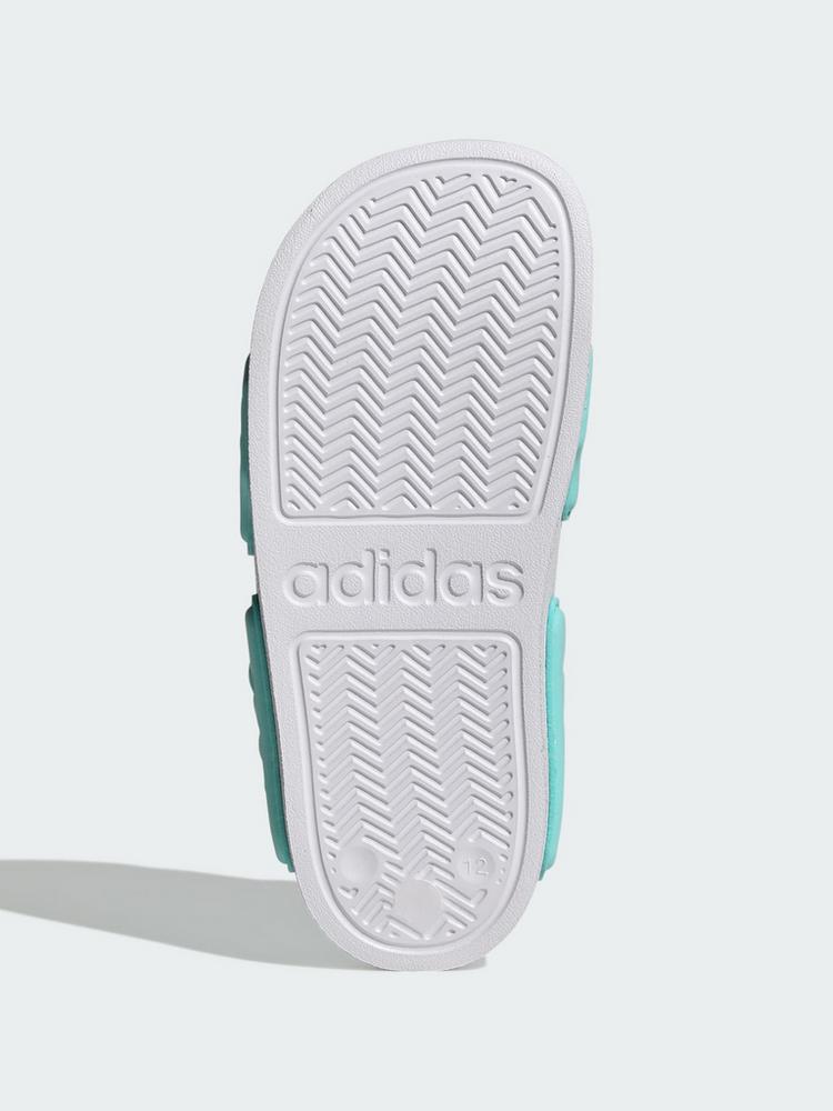 adidas adidas ADILETTE KIDS SANDALE 3 Sandalen Kinder - Flash Aqua / Semi Flash Aqua / Cloud White - 2 | SportScheck
