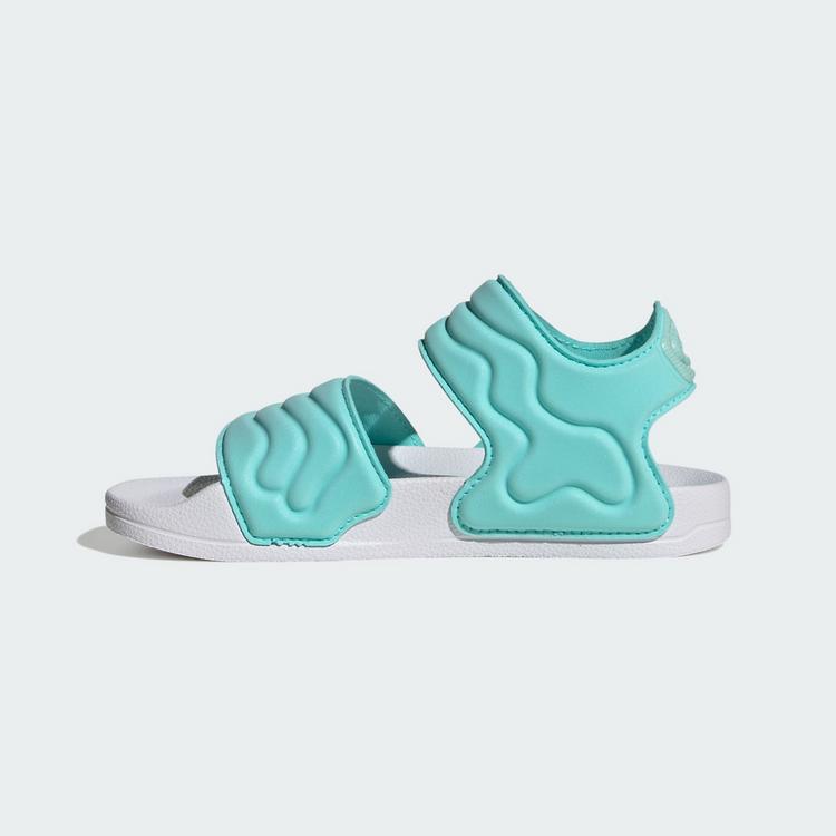 adidas adidas ADILETTE KIDS SANDALE 3 Sandalen Kinder - Flash Aqua / Semi Flash Aqua / Cloud White - 5 | SportScheck