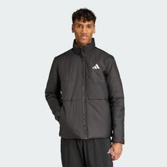 Rückansicht von adidas BSC Climawarm 3-Stripes Isolationsjacke Outdoorjacke Herren Black