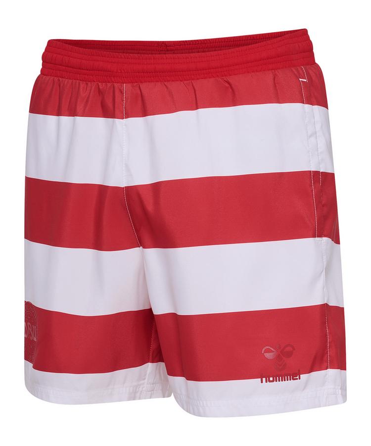 hummel hummel DBU Fan Pattern Bade 2024 Badehose Sweathose Herren - rot - 2 | SportScheck