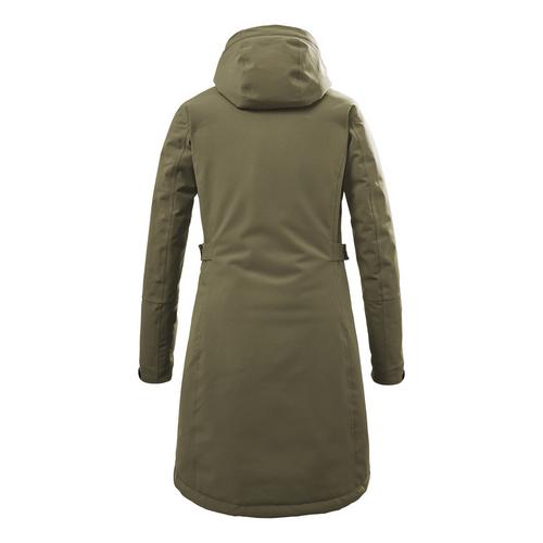Rückansicht von KILLTEC KOW 165 Funktionsmantel Damen Oliv1012