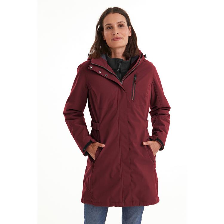 KILLTEC KILLTEC KOW 165 Funktionsmantel Damen - Bordeaux - 5 | SportScheck