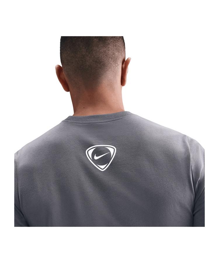 Nike Nike M Nk Tee Total 90 2 T-Shirt Funktionsshirt Herren - grauweiss - 1 | SportScheck