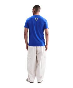 Rückansicht von Nike M Nk Tee Total 90 2 T-Shirt Funktionsshirt Herren blau