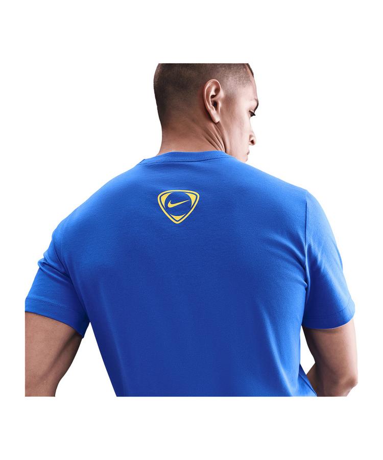 Nike Nike M Nk Tee Total 90 2 T-Shirt Funktionsshirt Herren - blau - 1 | SportScheck