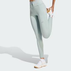 Rückansicht von adidas Run Essentials Leggings in voller Länge Lauftights Damen Wonder Sage