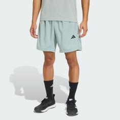 Rückansicht von adidas WORKOUT ESSENTIALS BASE WOVEN SHORTS Funktionsshorts Herren Wonder Sage