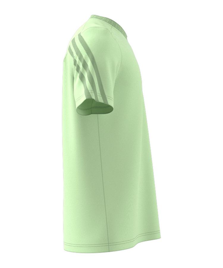 adidas adidas 3 Stripes Future Icons T-Shirt Funktionsshirt Herren - hellgruen - 3 | SportScheck