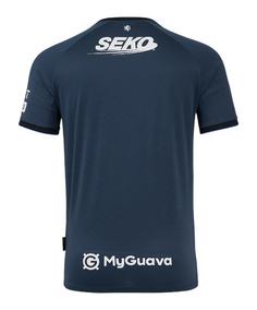 Rückansicht von Castore Glasgow Rangers Trikot 3rd 2025/2026 Fußballtrikot grauschwarz