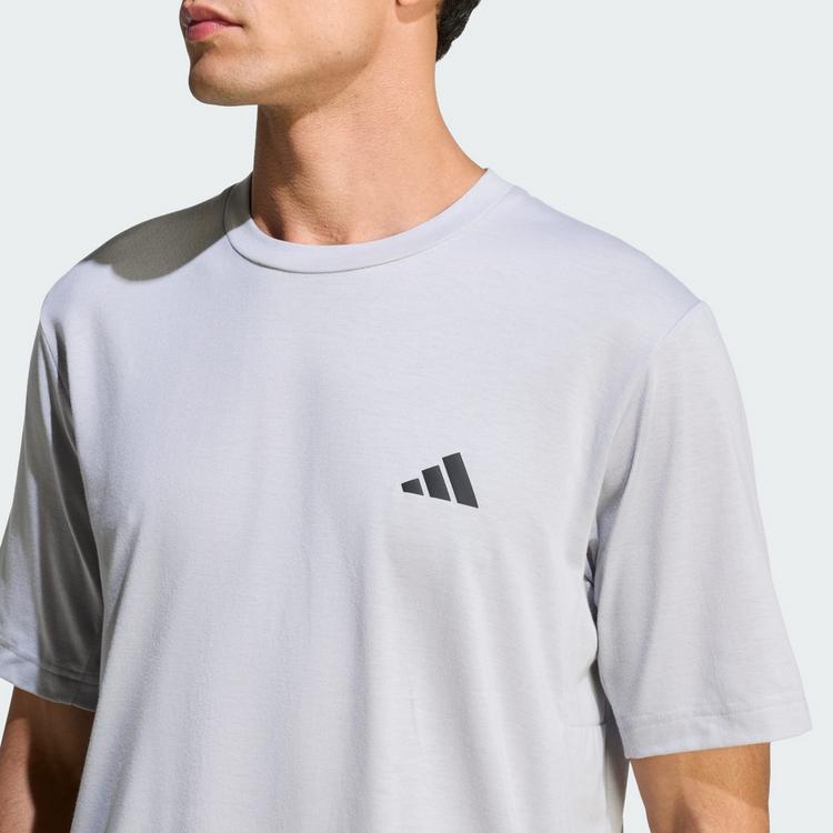 adidas adidas WORKOUT ESSENTIALS FEELREADY T-SHIRT Funktionsshirt Herren - Halo Silver - 0 | SportScheck