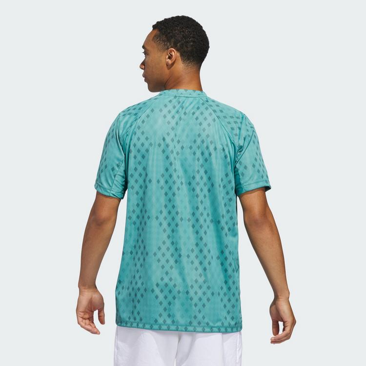 adidas adidas Club Tennis Climacool Grafik T-Shirt T-Shirt Herren - Powder Teal / Preloved Teal - 1 | SportScheck