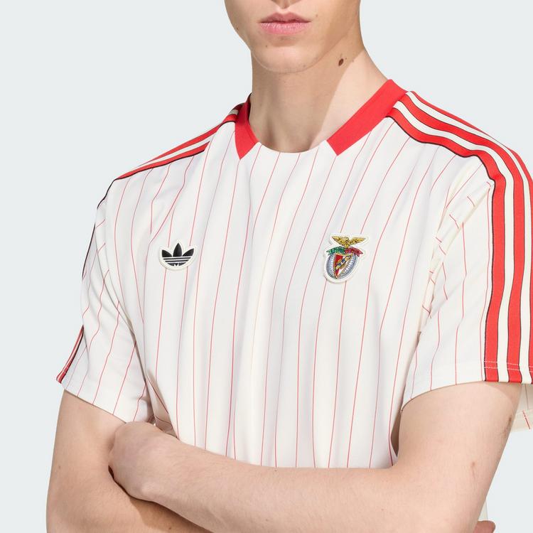 adidas adidas Benfica Terrace Icons Jersey Trikot - Off White - 1 | SportScheck