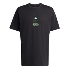 adidas LESMILLS TOUR GRAPHIC SHIRT T-Shirt Herren Black