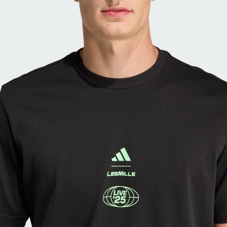 adidas adidas LESMILLS TOUR GRAPHIC SHIRT T-Shirt Herren - Black - 0 | SportScheck