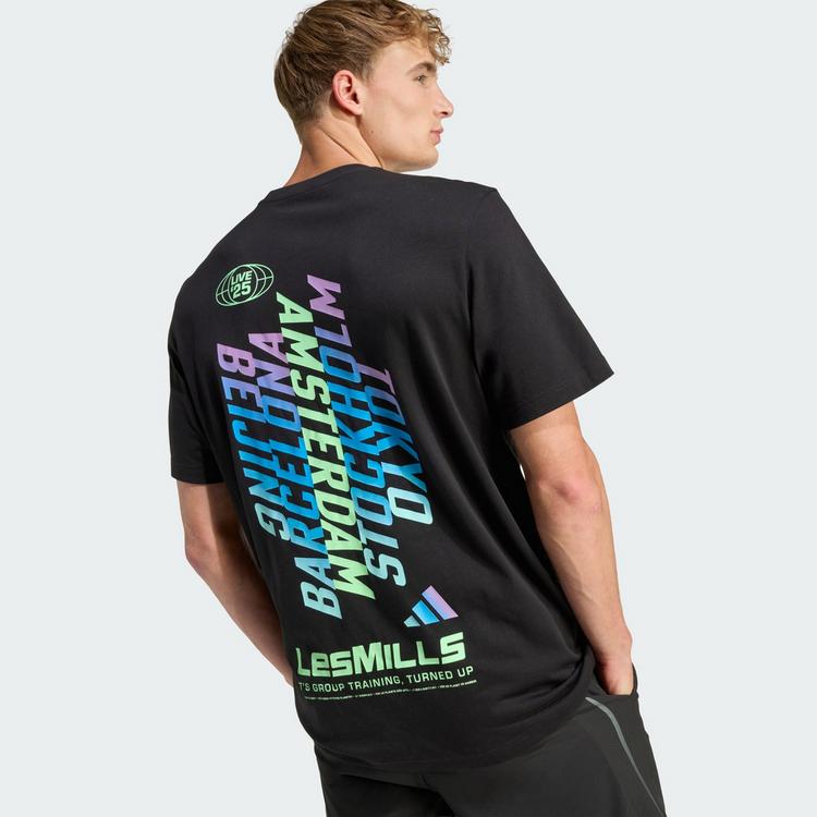 adidas adidas LESMILLS TOUR GRAPHIC SHIRT T-Shirt Herren - Black - 1 | SportScheck