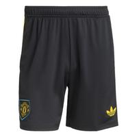 adidas Manchester United 25/26 Ausweichshorts Fu&szlig;ballshorts Herren - Black