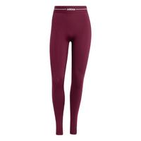 adidas Hyperglam Full Length Leggings Tights Damen - Maroon