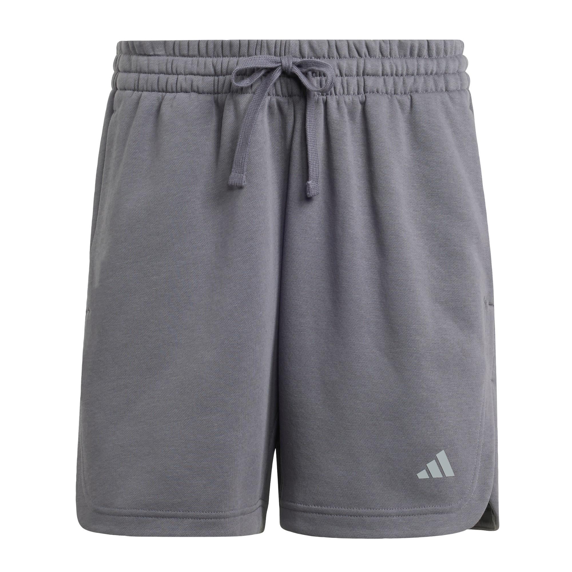adidas 3-Streifen Studio Fleece Loose Shorts Funktionsshorts Damen - Aurora Onix