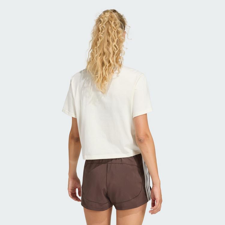 adidas adidas LES MILLS MOVERS GRAPHIC T-SHIRT Funktionsshirt Damen - Off White - 1 | SportScheck