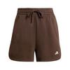 adidas 3-Streifen Studio Fleece Shorts, locker Funktionsshorts Damen - Aurora Coffee