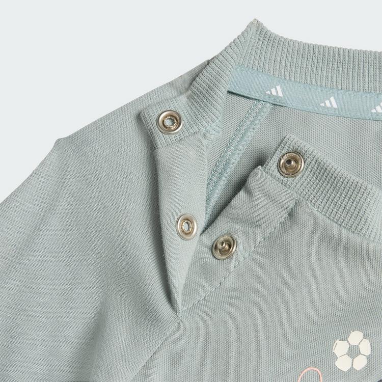 adidas adidas TIRO_NSTER T-SHIRT-SET Trainingsanzug Kinder - Wonder Sage / White - 1 | SportScheck