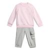 adidas Essentials Kids Jogginganzug Trainingsanzug Kinder - Clear Pink / White